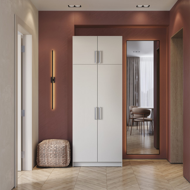 ШКАФ 2-х створчатый с перегородкой КАШЕМИР купить с бесплатной доставкой в любой город ЛНР