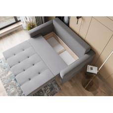 ГРЕЙС МИНИ 120 КОМФОРТ диван VIVALDI 07 (GREY) серый